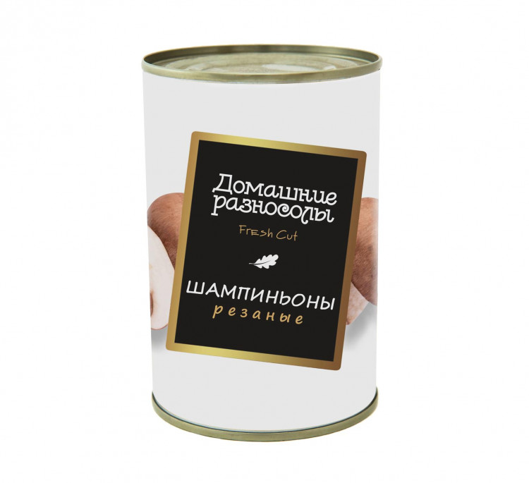 Шампиньоны резаные Домашние Разносолы 425мл Шампиньоны резаные Домашние Разносолы 425мл