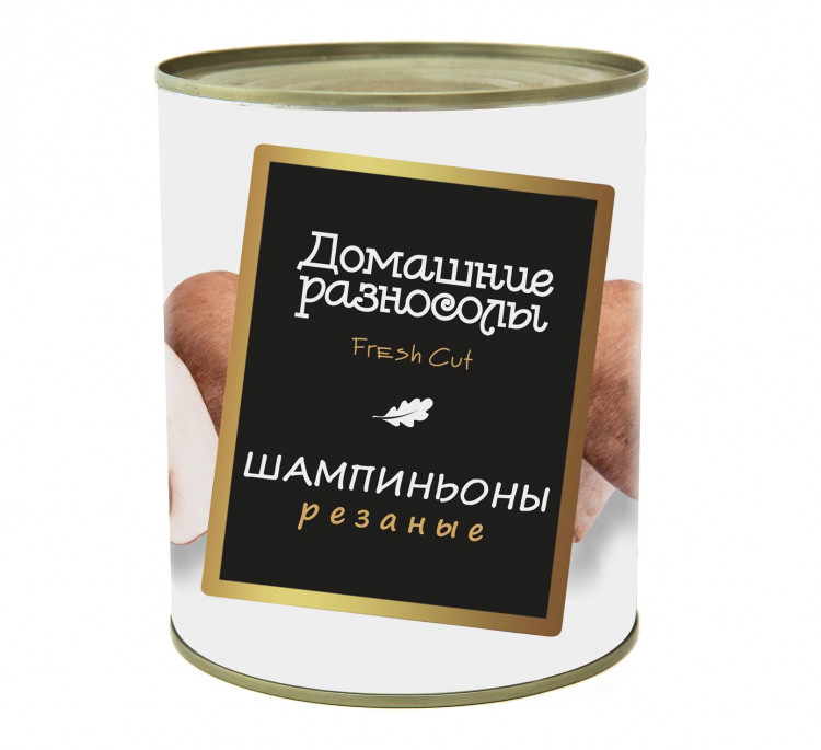 Шампиньоны резаные Домашние Разносолы 850мл Шампиньоны резаные Домашние Разносолы 850мл