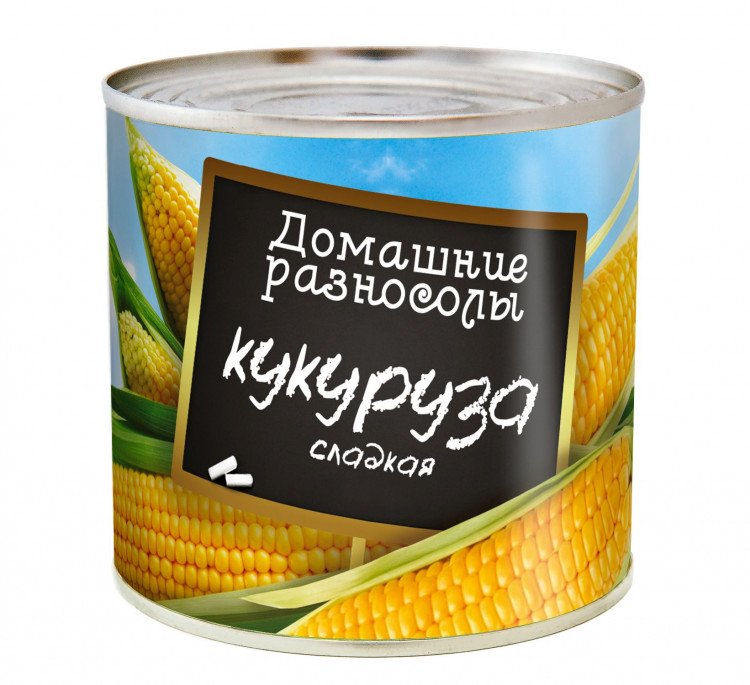 Кукуруза сладкая Домашние Разносолы 340г Кукуруза сладкая Домашние Разносолы 340г