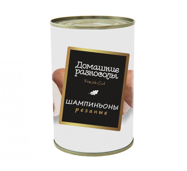 Шампиньоны резаные Домашние Разносолы 425мл Шампиньоны резаные Домашние Разносолы 425мл